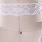4 Yards White Polyester Narrow Bridal Lace Trim for Crafts and Home Decor